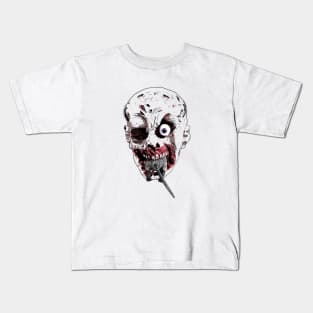 Zombie eating, zombie apocalypse virus outbreak Kids T-Shirt